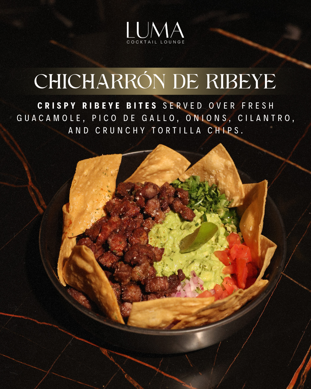 LUMA Chicharrón de Ribeye